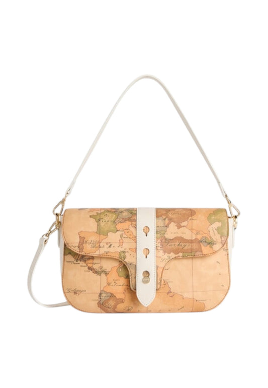 ALVIERO MARTINI Borsa A Spalla Donna Beige Bianco LE62G616-PE26-0905