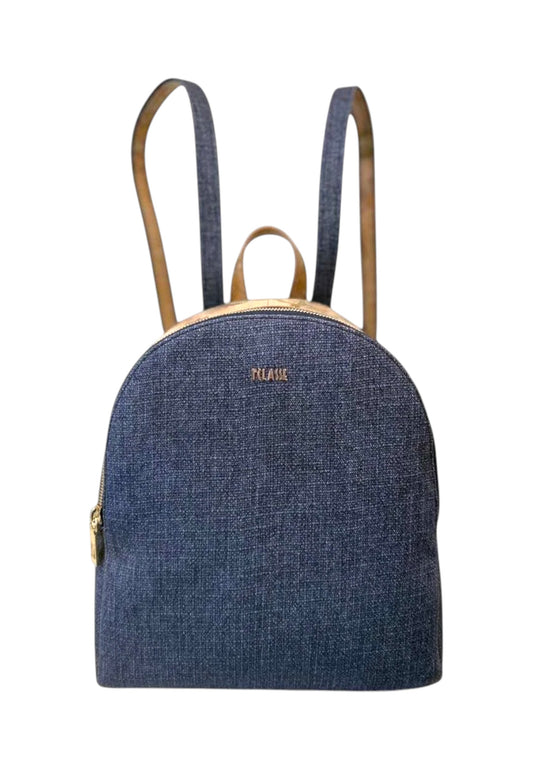 ALVIERO MARTINI Zaino Donna Blu Denim Beige LF309939-PE26-0154