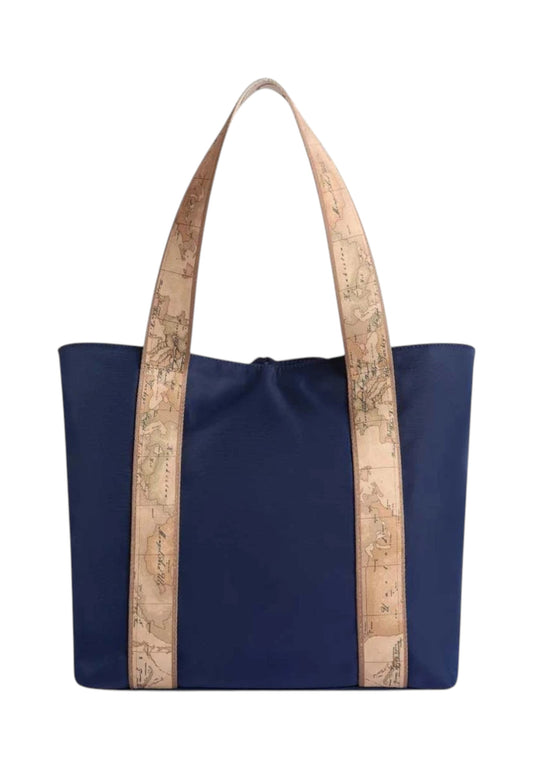 ALVIERO MARTINI Borsa Shopper Reversibile Donna Blu Beige LF579935-PE26-0100