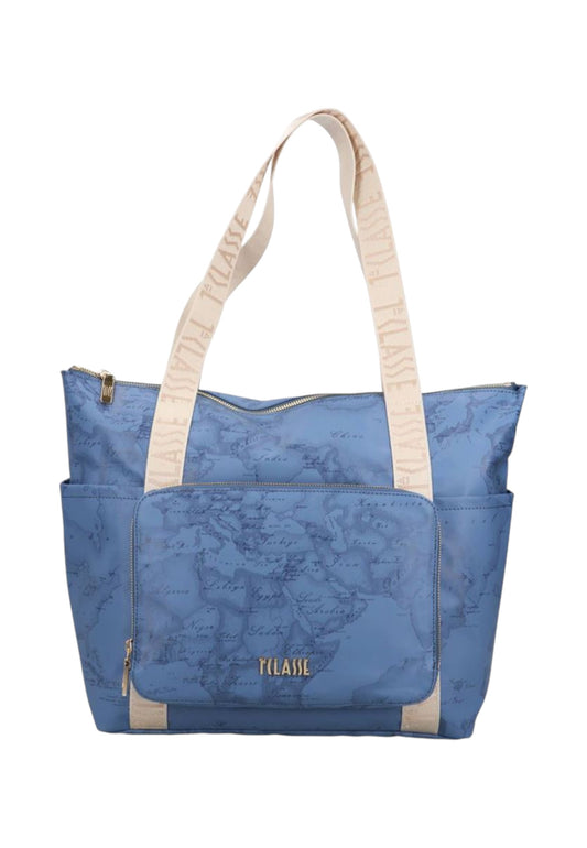 ALVIERO MARTINI Borsa Shopper Donna Blu Bianco LF529942-PE26-0154