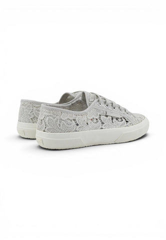 SUPERGA Sneakers Donna Grigio Pizzo S81219W-PE26-A0B
