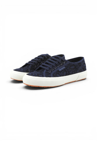 SUPERGA Sneakers Donna Blu Pizzo S31422W-PE26-A0S