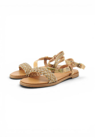 ALVIERO MARTINI Sandali Donna Beige Strass 13629820-PE26-0010