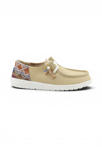 HEY DUDE Stringate Donna Beige HD.45220-PE26-0MD