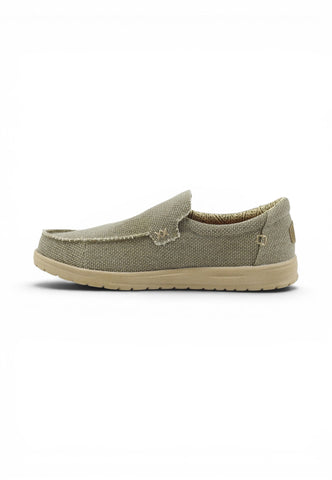 HEY DUDE Slip On Uomo Verde Beige HD.40124-PE26-3VE
