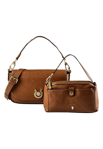 U.S. POLO ASSN. Borsa A Spalla Donna Marrone BIU0M8871WVP560-PE26