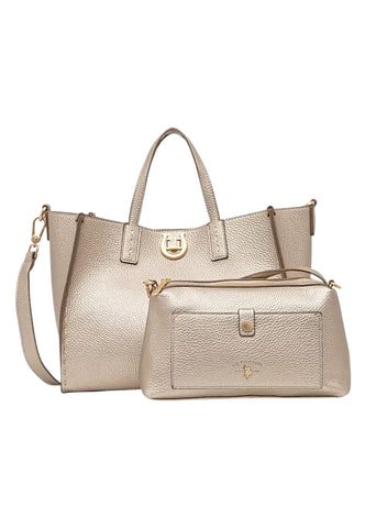 U.S. POLO ASSN. Borsa Shopper Donna Oro BIU0M8869WVP904-PE26