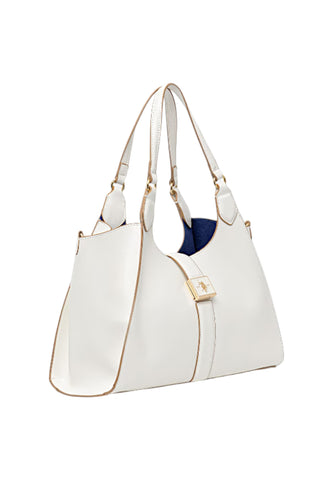U.S. POLO ASSN. Borsa A Spalla Donna Bianco BEUMF9043WVP802-PE26