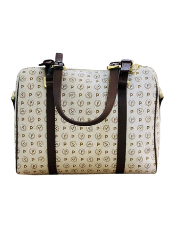 POLLINI Borsa A Mano Donna Bianco Marrone TE8555PP0OQ1110C-PE26