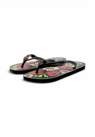 HAVAIANAS Ciabatte Infradito Donna Nero Rosso Multicolore 4150745-PE26-00090