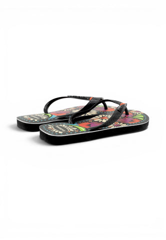 HAVAIANAS Ciabatte Infradito Donna Nero Rosso Multicolore 4150745-PE26-00090