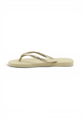 HAVAIANAS Ciabatte Infradito Donna Beige Oro Glitter 4146975-PE26-00154