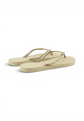 HAVAIANAS Ciabatte Infradito Donna Beige Oro Glitter 4146975-PE26-00154
