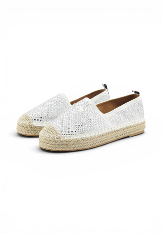U.S. POLO ASSN. Espadrillas Donna Bianco Strass IBIZA001-PE26-WHI