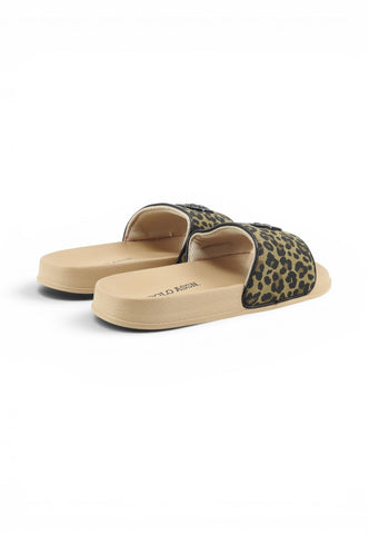 U.S. POLO ASSN: Ciabatte Donna Beige Nero Animalier IVY002F-PE26-BEI-LEO01