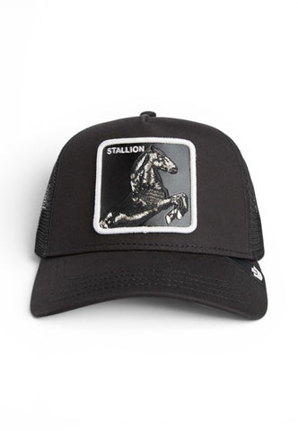GOORIN Cappello Trucker Stallion Uomo Nero Bianco 101-2451-N-PE26