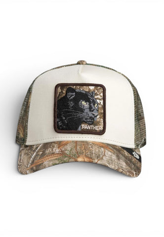 GOORIN Cappello Trucker Panther Uomo Bianco Verde Beige 101-297-PE26