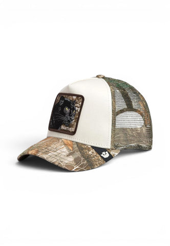 GOORIN Cappello Trucker Panther Uomo Bianco Verde Beige 101-297-PE26