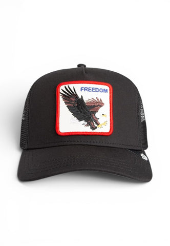 GOORIN Cappello Trucker Freedom Uomo Nero Bianco Rosso 101-2451-PE26