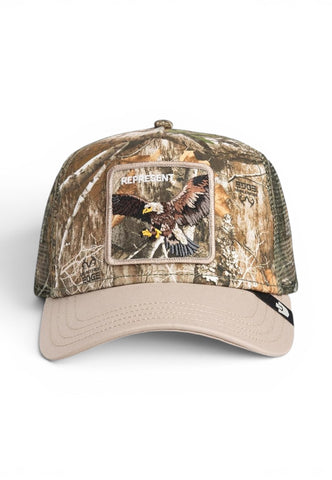 GOORIN Cappello Trucker Freedom Uomo Beige Verde 101-2984-PE26