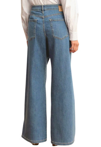 EMME MARELLA Jeans A Palazzo Donna Blu Denim EMMDISCO-PE26-001