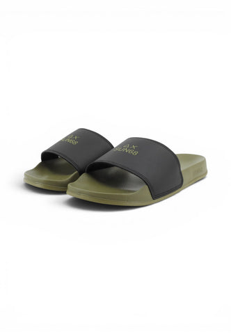 SUN68 Ciabatte Uomo Verde Nero X36101-PE26-1911