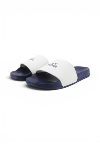 SUN68 Ciabatte Uomo Blu Bianco X36101-PE26-0701