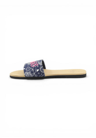 SUN68 Ciabatte Donna Blu Beige X36208-PE26-07