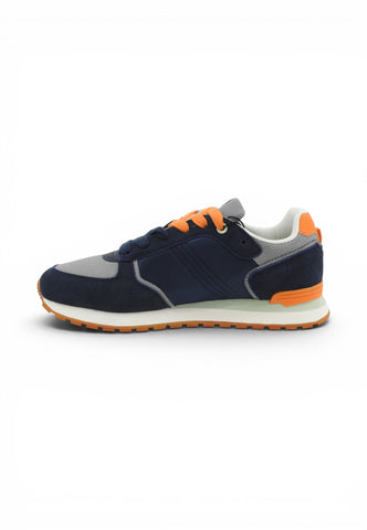 COLMAR Sneakers Uomo Blu Grigio Arancione TRAVISB009-PE26