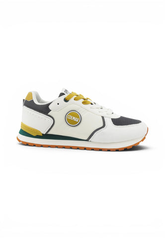 COLMAR Sneakers Uomo Bianco Grigio Giallo TRAVISB008-PE26