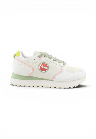 COLMAR Sneakers Donna Bianco Verde Rosa TRAVISS192-PE26