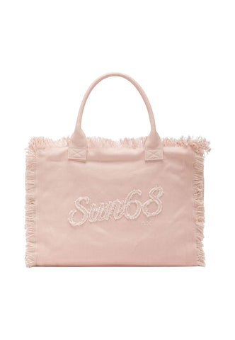 SUN68 Borsa Shopper Donna Rosa Frange W36208-PE26-39