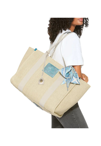 KURT GEIGER Borsa Shopper Donna Beige Bianco 2043449999-PE26