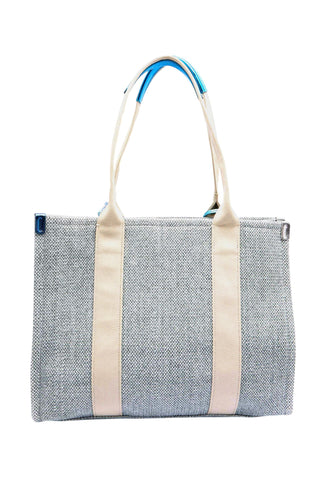 KURT GEIGER Borsa Shopper Donna Azzurro Bianco 9544186999-PE26