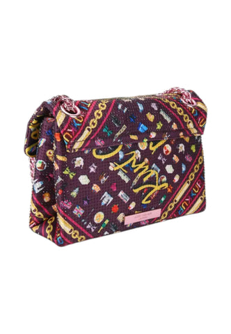 KURT GEIGER Borsa A Spalla Donna Viola Multicolore Strass 5019357609-PE26