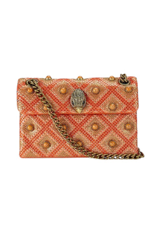 KURT GEIGER Borsa A Spalla Donna Arancione Strass 4374955609-PE26