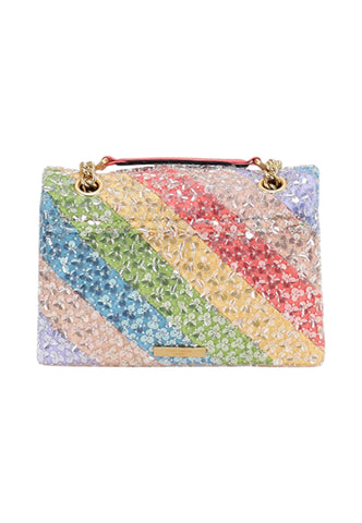 KURT GEIGER Borsa Tracolla Donna Multicolore Paillettes 2052169609-PE26