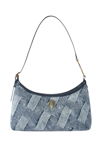 KURT GEIGER Borsa A Spalla Donna Blu Denim 5586688669-PE26