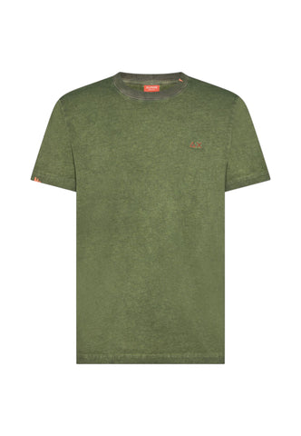 SUN68 T-Shirt Uomo Verde T36147-PE26-37