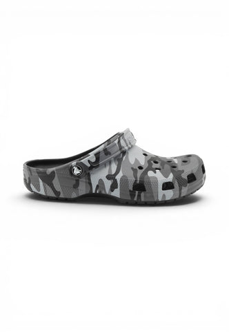 CROCS Ciabatte Sabot Grigio Fantasia CR.211936-PE26-BKSG
