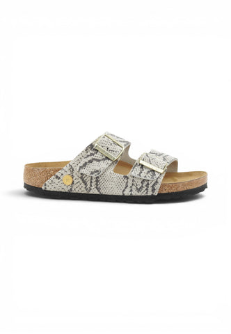 BIRKENSTOCK Ciabatte Arizona Donna Grigio Beige Animalier 1033065-PE26