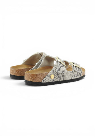 BIRKENSTOCK Ciabatte Arizona Donna Grigio Beige Animalier 1033065-PE26