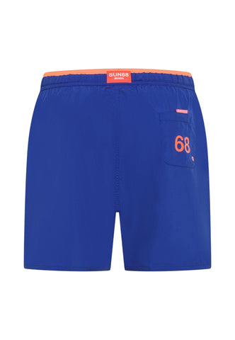 SUN68 Costume Uomo Blu Arancione H36106-PE26-58