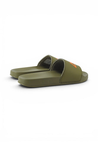 SUN68 Ciabatte Uomo Verde Arancione X36110-PE26-19