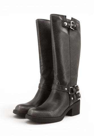 GUESS Stivali Donna Nero Marrone FLTMATLEA11-AI27-BLACK