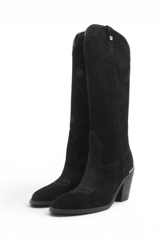GUESS Stivali Tacco Donna Nero FLTSN2SUE11-AI27-BLACK