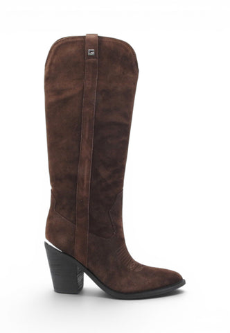 GUESS Stivali Tacco Donna Marrone FLTSN2SUE11-AI27-BROWN
