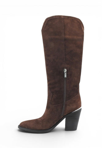 GUESS Stivali Tacco Donna Marrone FLTSN2SUE11-AI27-BROWN