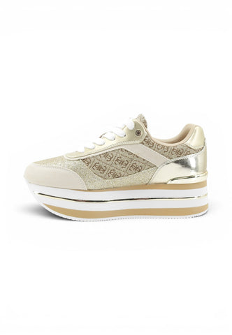 GUESS Sneakers Donna Beige Oro FL5HNSFAL12-AI27-BEIBR