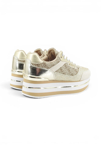 GUESS Sneakers Donna Beige Oro FL5HNSFAL12-AI27-BEIBR